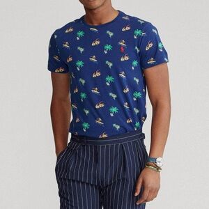 NEW Polo Ralph Lauren Classic Fit Tropical Jersey T-Shirt